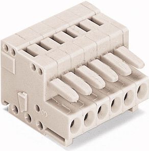 Wago Gniazdo MCS-MINI Classic 5-biegunowe jasnoszare raster 3,5 mm (734-105)