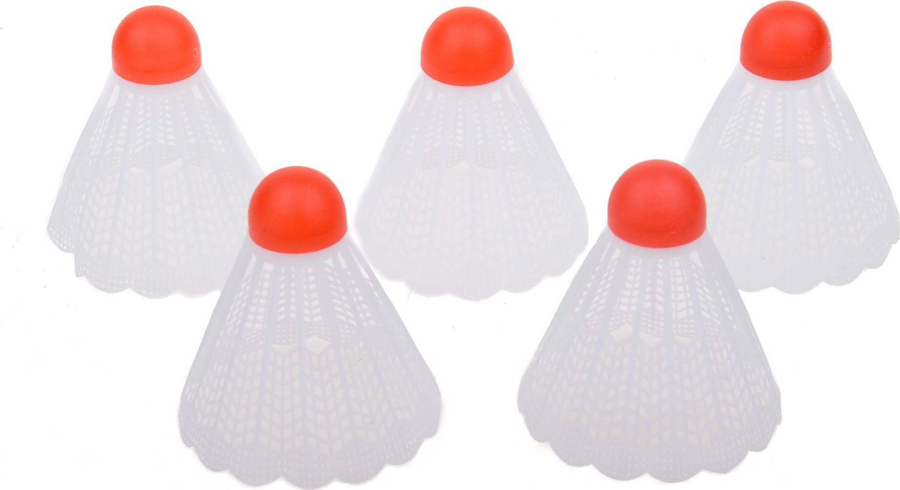 Vivo Lotki do badmintona Vivo plastikowe białe 5szt tuba Uniwersalny