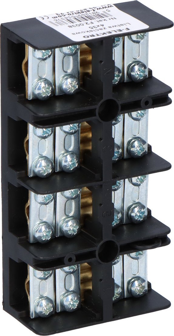 F-Elektro Listwa zaciskowa LZ 4X35 mm2 - prostokąt