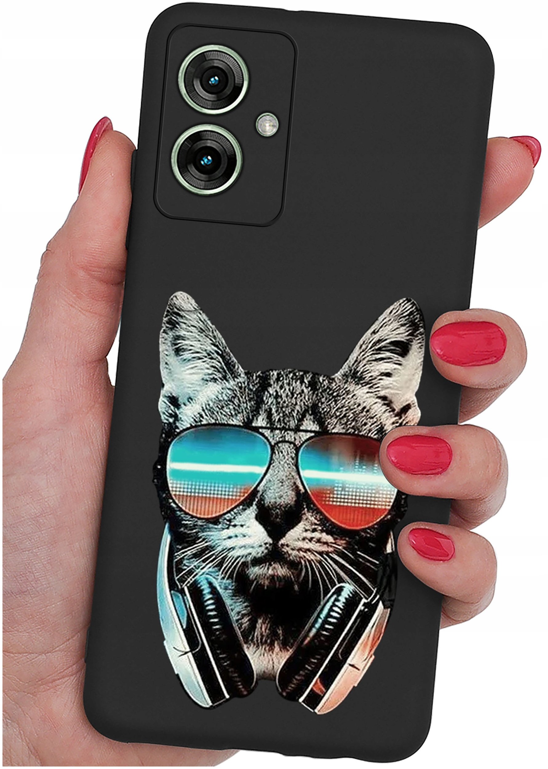 Etui do Motorola Moto G55 5G WZORY |SILIKONOWE MATT CASE + SZKŁO 9H