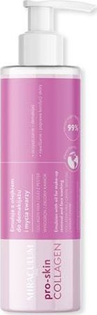 Miraculum Collagen Pro-Skin Emulsja z olejkiem do demakijażu i mycia twarzy 200ml