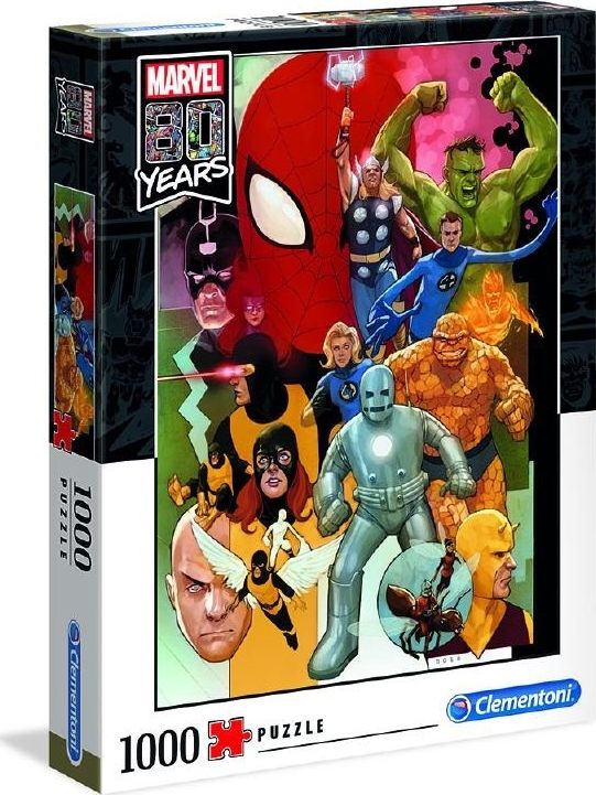 Clementoni Puzzle 1000 elementów Marvel 80 Years