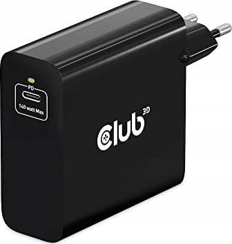Zasilacz do laptopa Club 3D Club3D Ladegerät 1xUSB Typ C PD 140W, GaN retail
