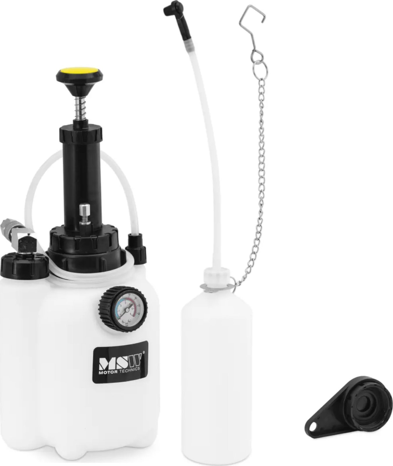 MSW Zestaw do odpowietrzania hamulców tester podciśnienia ręczny 3 l Zestaw do odpowietrzania hamulców tester podciśnienia ręczny 3 l