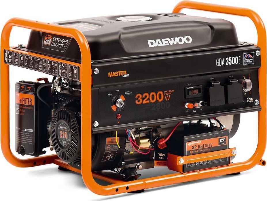Agregat Daewoo GDA 3500E 3200 W 1-fazowy