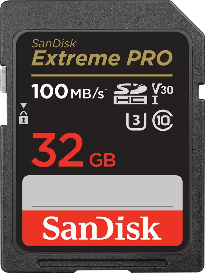 Karta SanDisk Extreme PRO SDHC 32 GB Class 10 UHS-I/U3 V30 (SDSDXXO-032G-GN4IN)