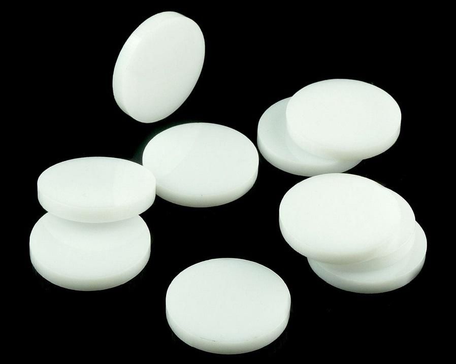 Crafters Crafters: Znaczniki akrylowe - Białe (10)