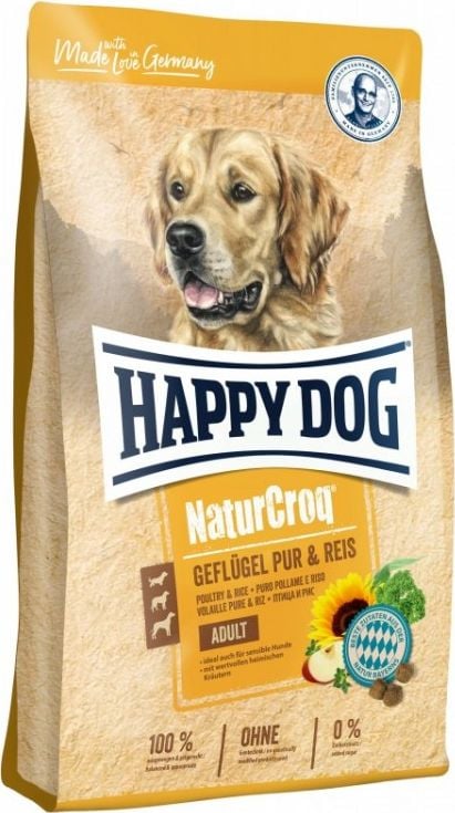 Happy Dog NATURCROQ DRÓB/RYŻ 1kg NOWY
