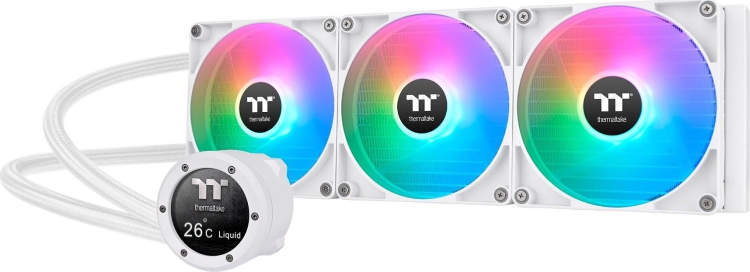 Chłodzenie wodne Thermaltake TH420 V2 Ultra ARGB Sync Snow (CL-W407-PL14SW-A)