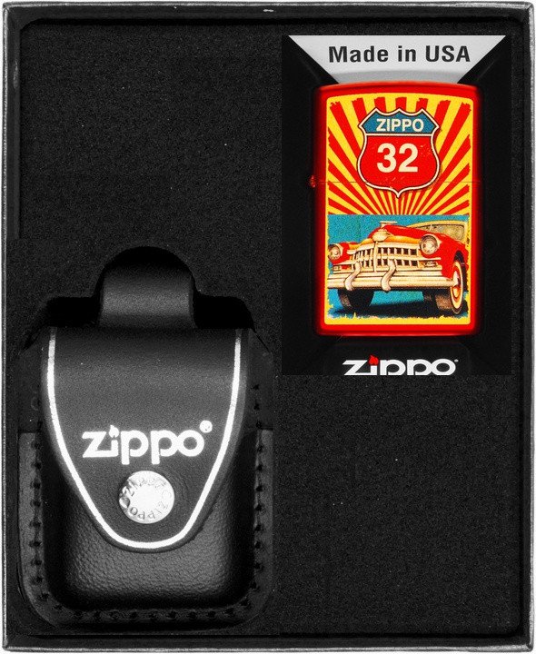 Zestaw ZIPPO Zapalniczka GARAGE DESIGN Prezentowy No3