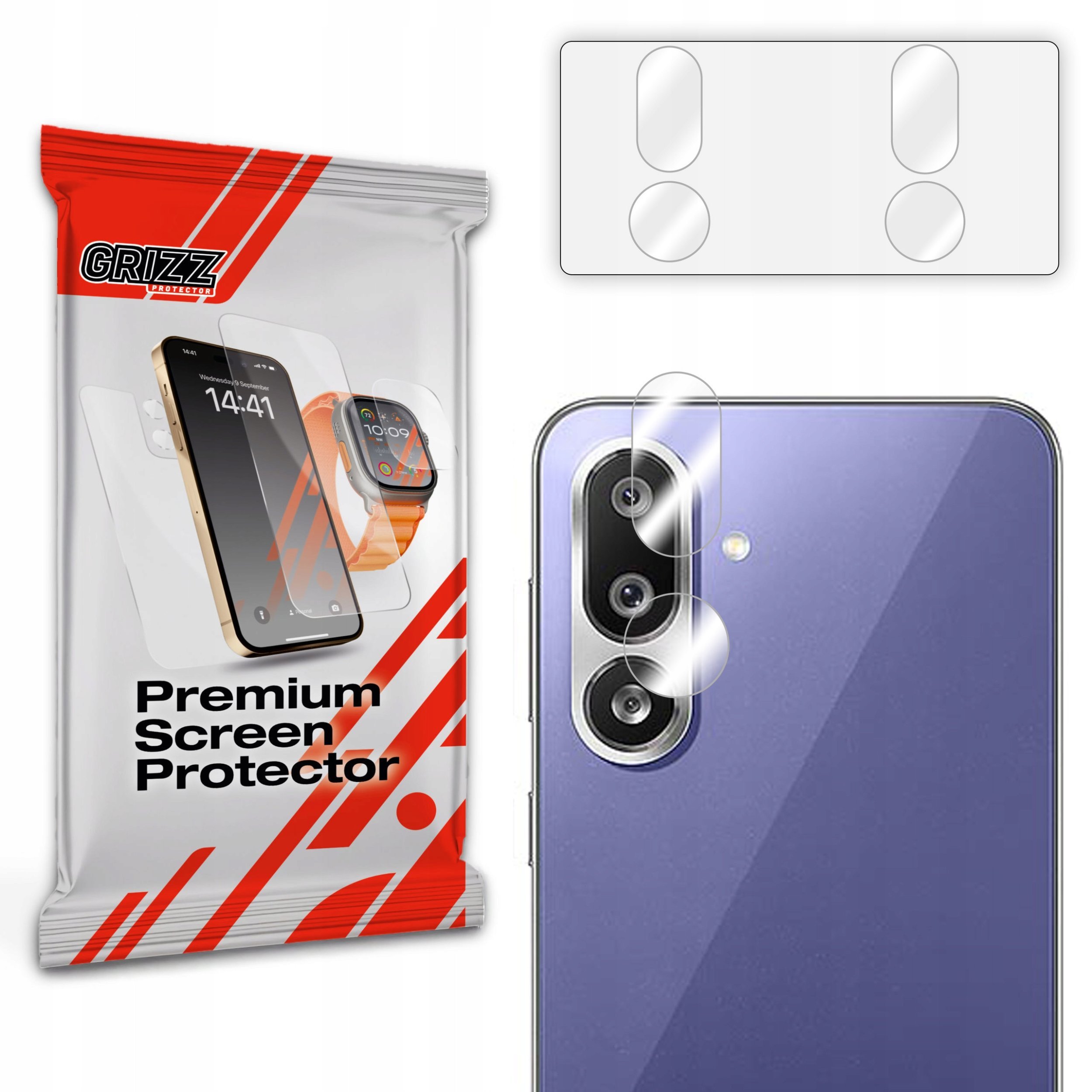 Szkło na aparat GrizzGlass HybridGlass Camera do Samsung Galaxy F56