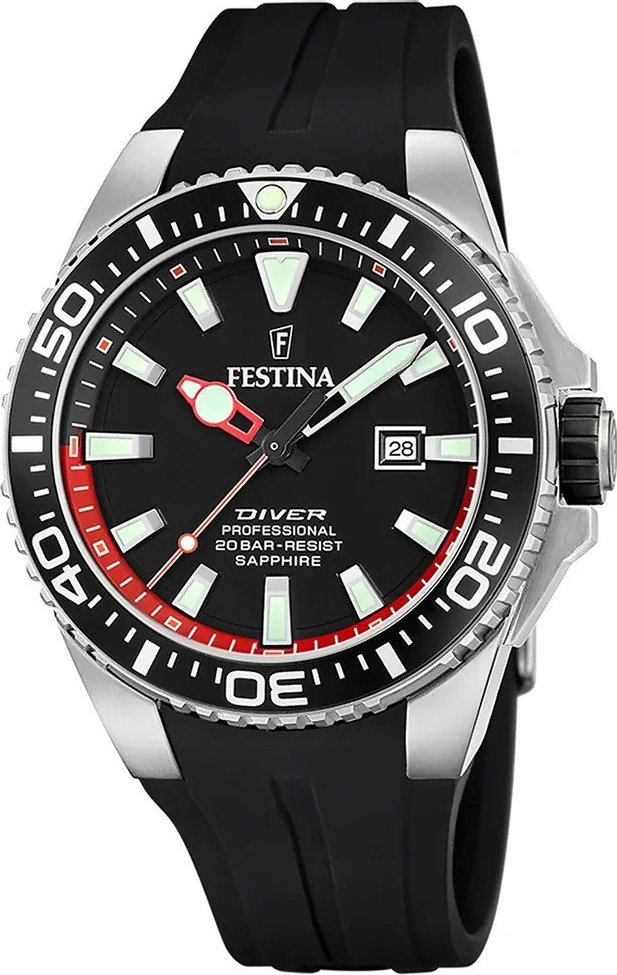 Zegarek Festina Zegarek męski Festina F20664-3 czarny
