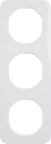 Berker Ramka potrójna R.1 pozioma/pionowa IP20 biała (10132189)