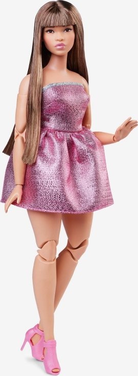 Lalka Barbie Mattel Signature Krągła/Różowa mini (HRM16)