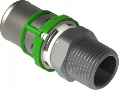 Złączka GZ zaprasowywana MultiSkin mosiądz/cynowany 16x1/2