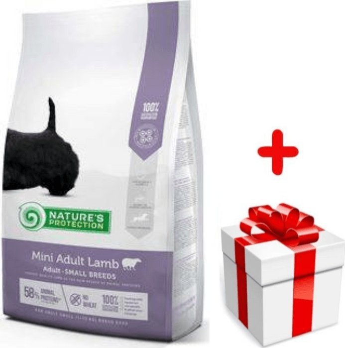 Natures Protection NATURES PROTECTION Mini Adult Lamb 2kg + niespodzianka dla psa GRATIS!