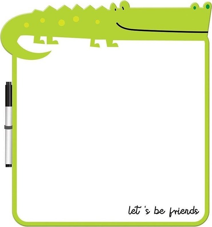 Interdruk Tablica suchościeralna Krokodyl