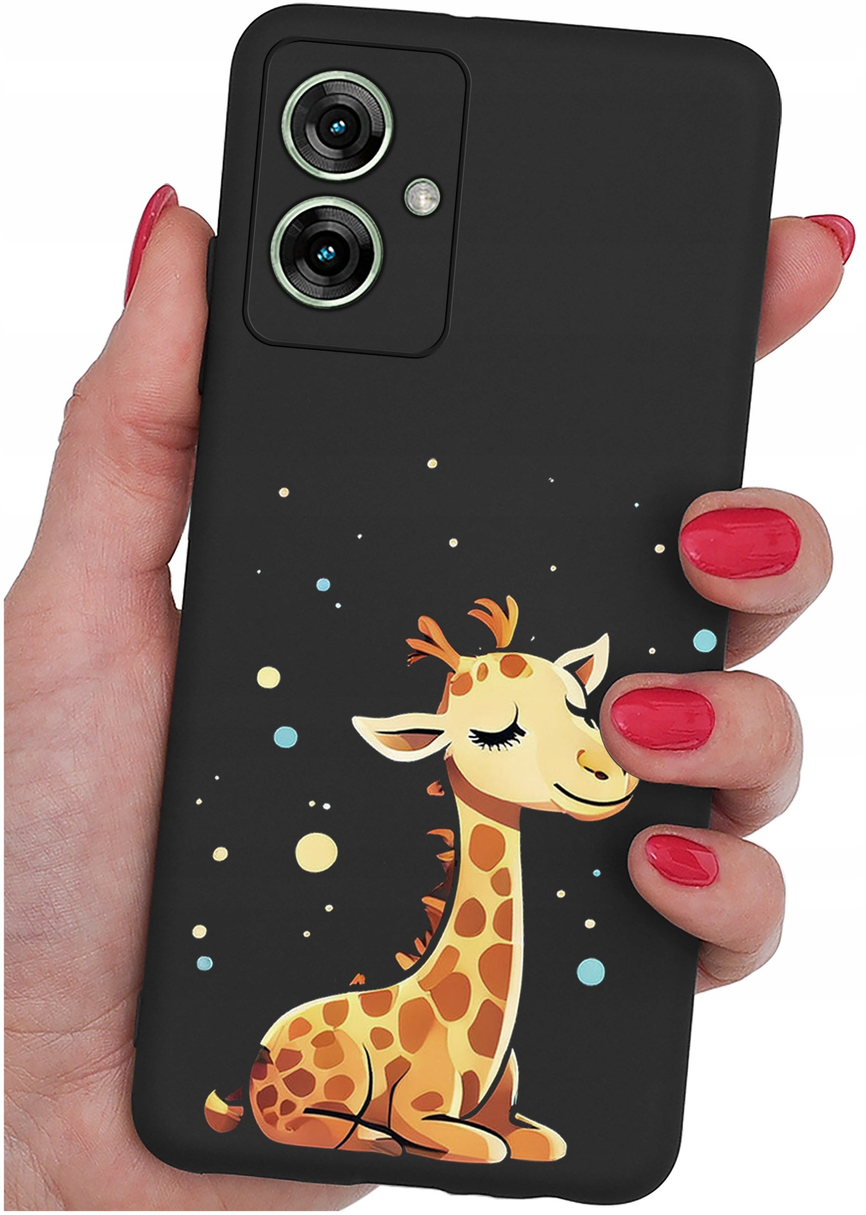 Etui do Motorola Moto G55 5G WZORY |SILIKONOWE MATT CASE + SZKŁO 9H