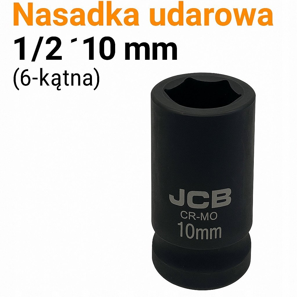 JCB Nasadka udarowa 1/2" 10mm (6-kątna)