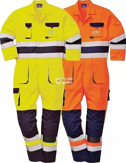 Portwest TX55 TEXO kombinezon ostrzegawczy - pomarańczowo-granatowy L