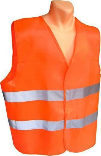 Carcommerce KAMIZELKA OSTRZEGAWCZA POMARAŃCZOWA 42317