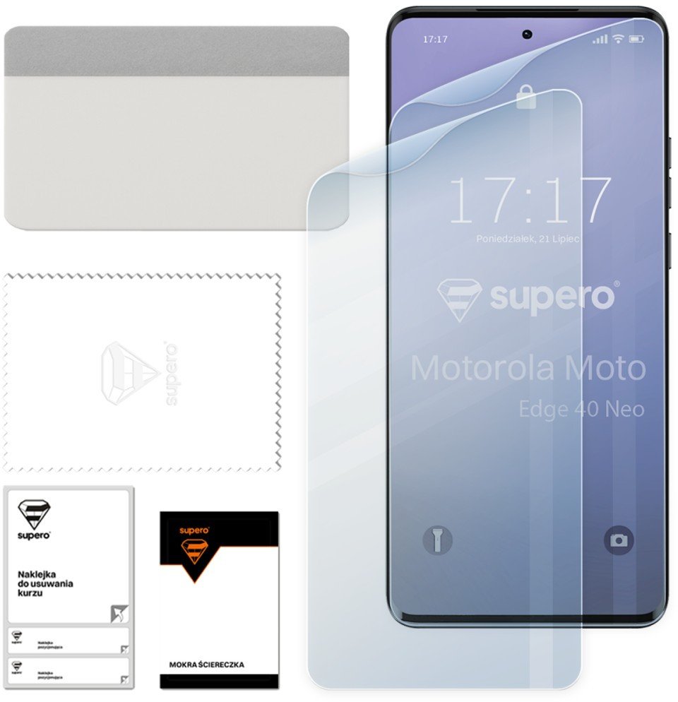 Folia hydrożelowa do Motorola Moto Edge 40 Neo, Supero, 2 szt.