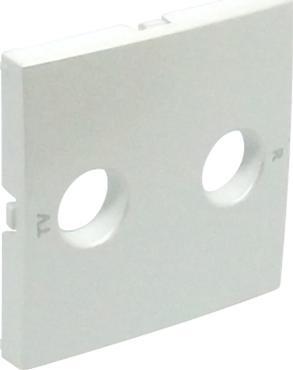 Efapel EFAPEL AQUARELLA ELEMENT CENTRALNY DO GNIAZDA ANTENOWEGO CZARNY MAT 90776 TPM