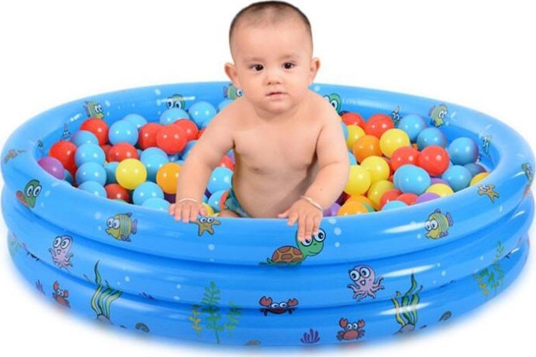 Intime BASEN DLA DZIECI BRODZIK MIĘKKIE DNO SUCHY BASEN