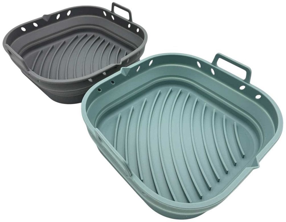 WKŁAD SILIKONOWY DO FRYTOWNICY KWADRATOWY SKŁADANY 22 x 22cm