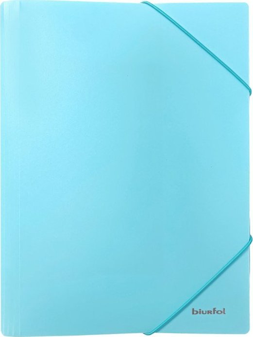 Biurfol Teczka rysunkowa z gumką A4 z folii PP pastel