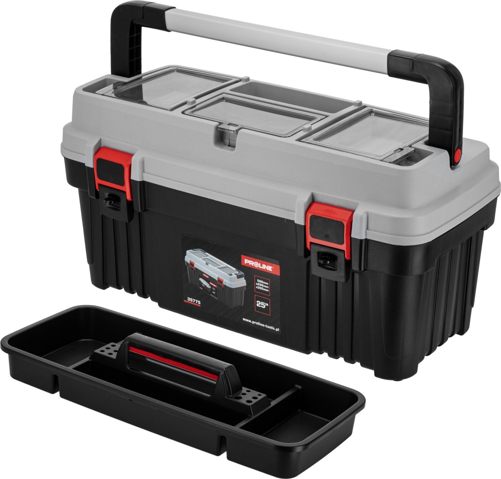 Pro-Line SKRZYNKA NARZ. Z 2 KLAMRAMI, 586 X 296 X 305, PROLINE