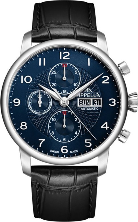 Zegarek Acappella Zegarek męski Appella L70010.5225ACH czarny