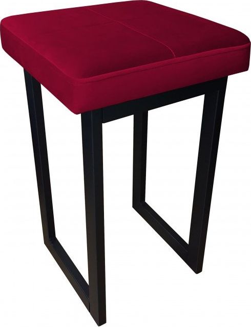 Atos Taboret MAESTRO MG VELVET bordowy