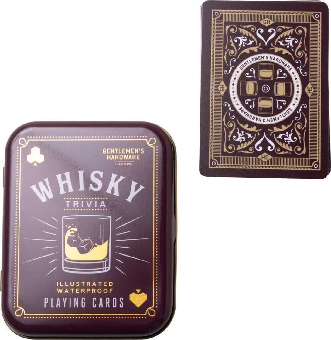 Gentlemens Hardware Karty do gry - Whisky