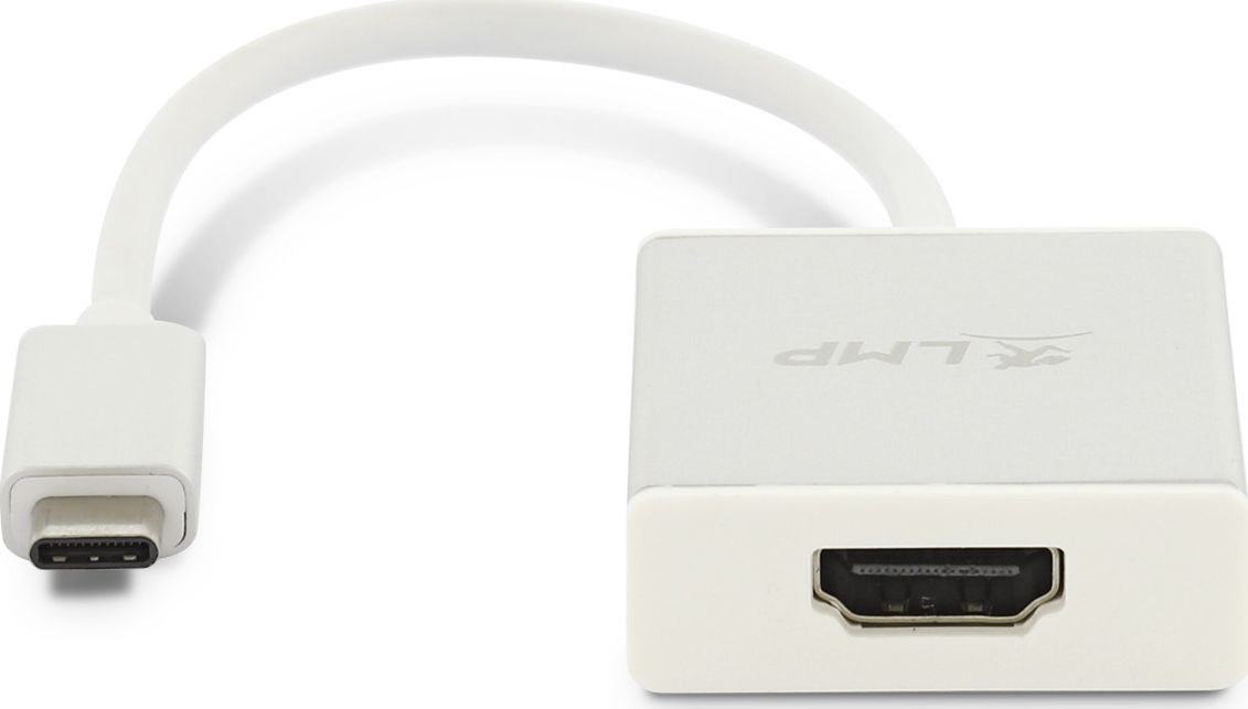 Adapter USB LMP 15987 USB-C - HDMI Srebrny (LMP-USBC-HDMI-S)