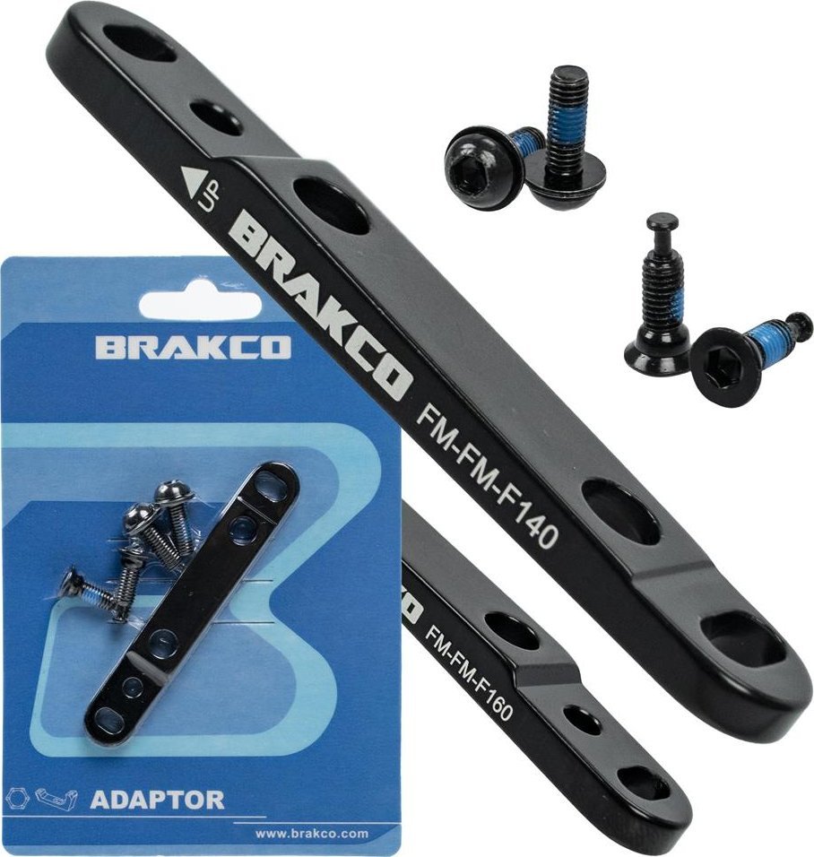 Brakco Adapter hamulca tarczowego przód, Brakco AP-17 Flat Mount > Flat Mount 140 i 160 mm