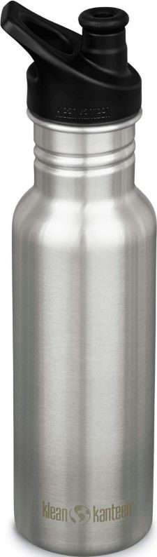 Klean Kanteen Butelka z ustnikiem Classic Narrow (Sport Cap) srebrna 532ml