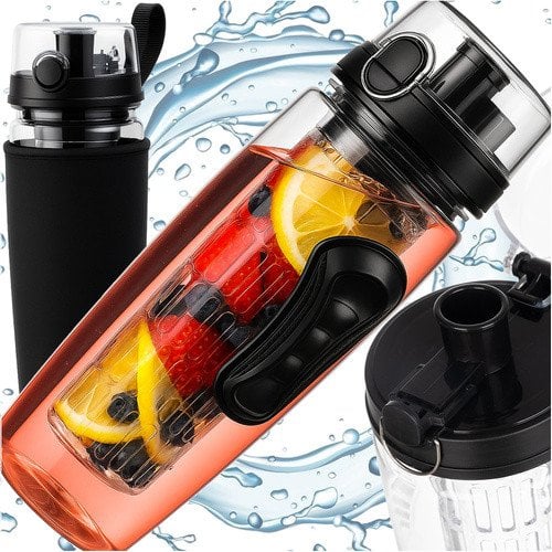 Bidon na wod z pojemnikiem 1L Trizand 25815