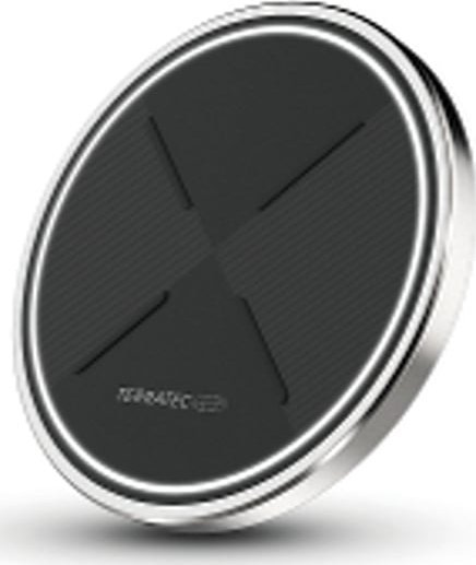 Ładowarka Triton Terratec ChargeAIR dot! Smartfon Czarny, Srebrny DC Bezprzewodowe ładowanie Szybkie ładowanie Wewnętrzna