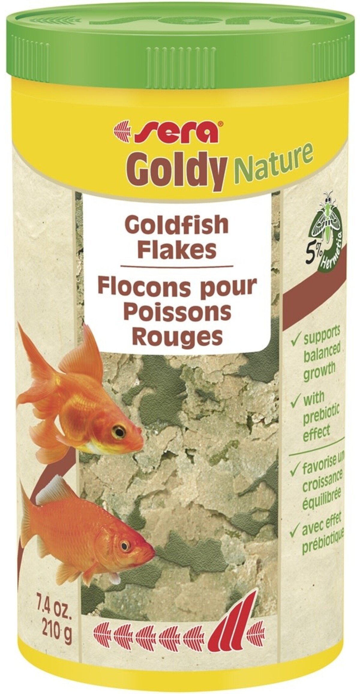 Sera Goldy Nature 1000 ml, płatki -pokarm premium