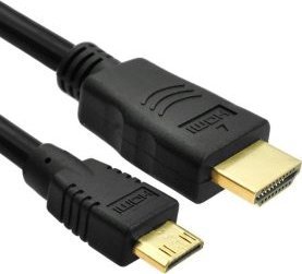 Kabel MediaRange HDMI Mini - HDMI 1.5m czarny (MRCS165)