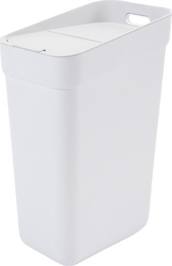 Kosz na śmieci Kadax do segregacji biały