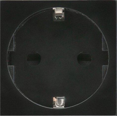 Maclean Gniazdko typu F (niemieckie) pasuje do ramek szklanych MCE719B Czarne