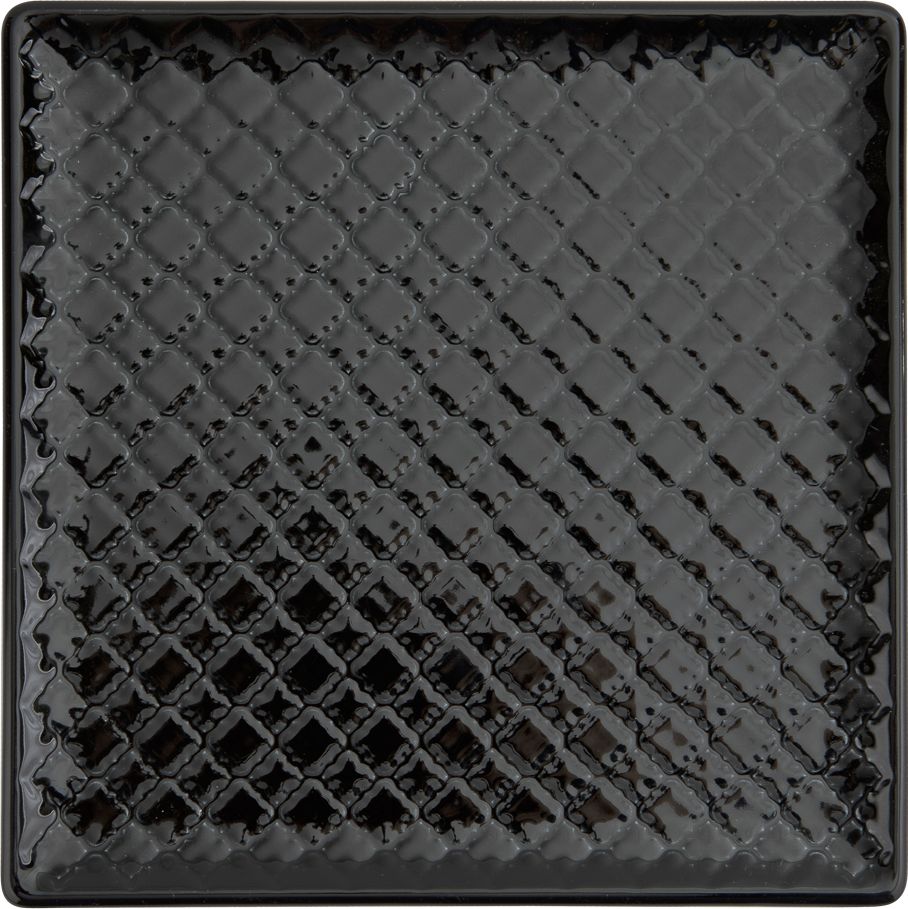 Lubiana Talerz płytki kwadratowy 20,5cm Marrakesz czarny