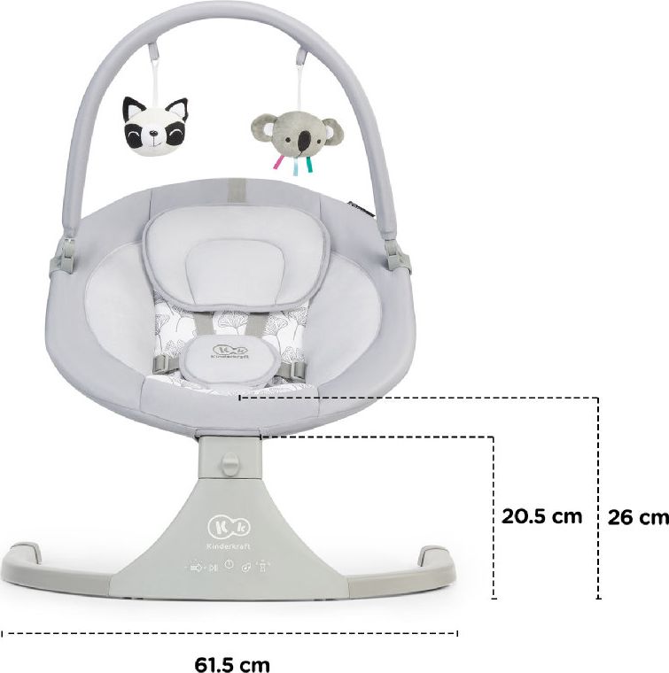 KinderKraft Bujaczek Luli szary