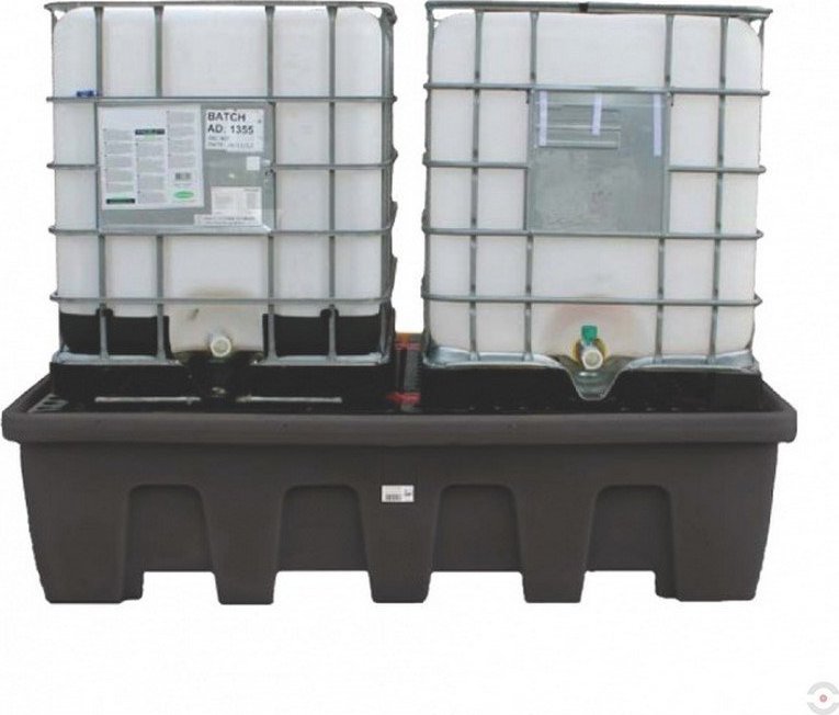 Topserw Paleta wychwytowa o pojemności 1200l, mag. 2*IBC/KTC, wym. 2260 x 1465 x 575 mm