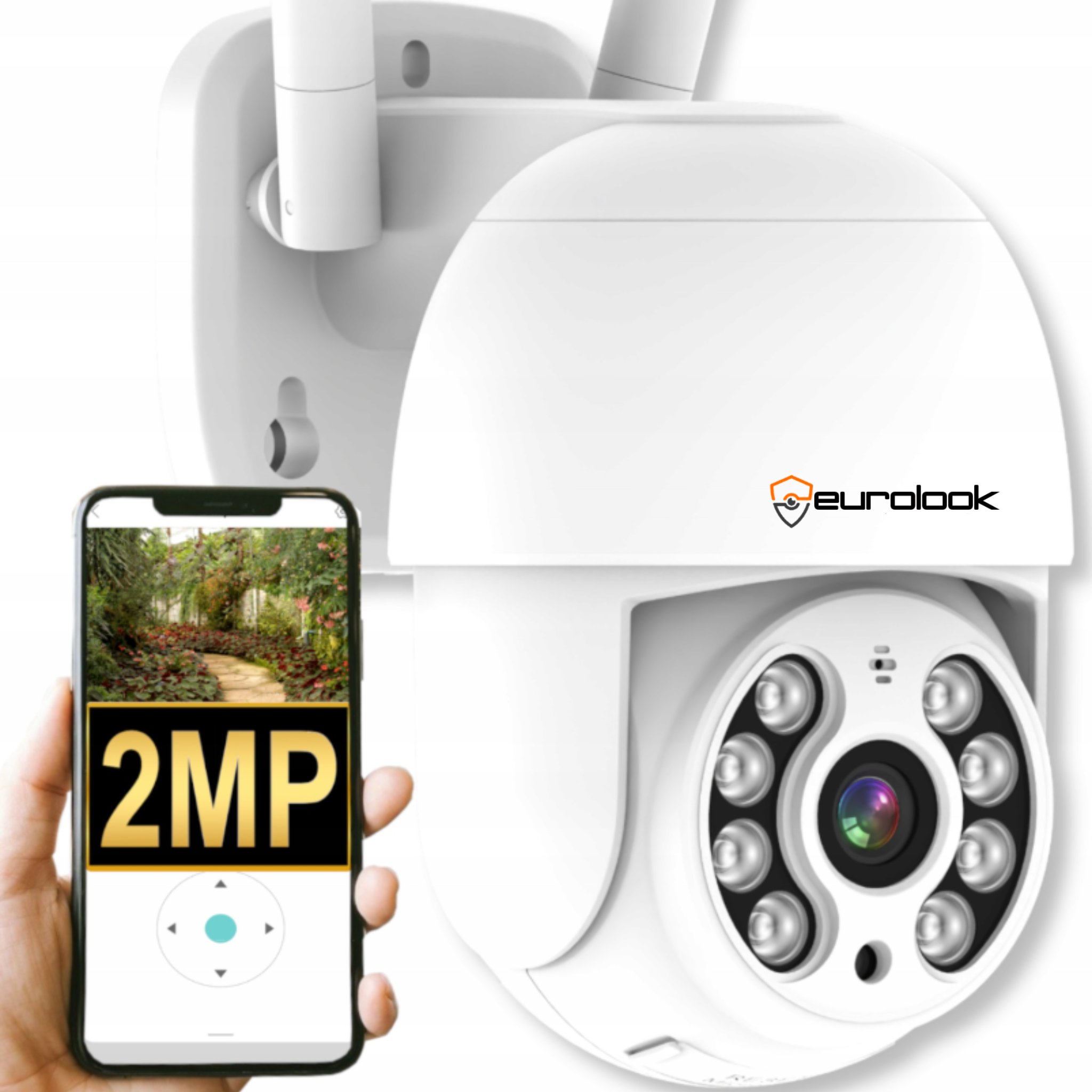 Kamera Zewnętrzna Obrotowa WiFi 2MP Full HD ZOOM