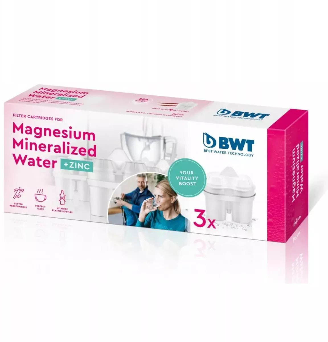 Wkład filtrujący BWT Zinc Magnesium 3 szt.
