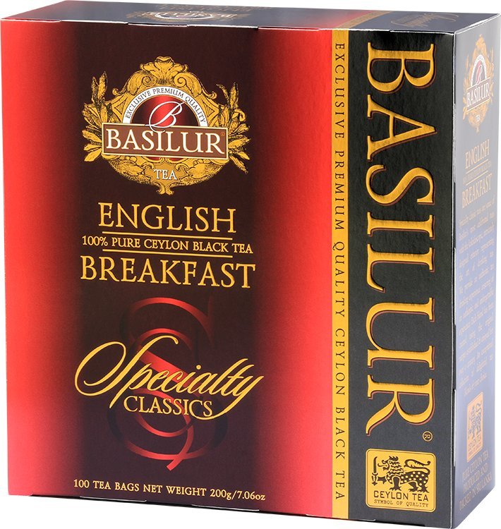 Basilur Basilur ENGLISH BREAKFAST herbata czarna Ceylon - 100szt.