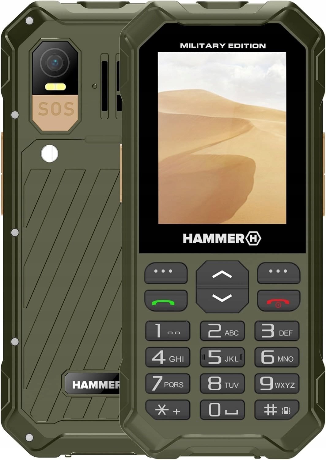 Telefon GSM myPhone Hammer 6 LTE Military Edition, GREEN / ZIELONY